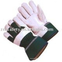 cow grain leather work glove